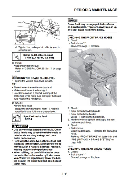 2021 Tricity 300 Service Manual Vehicle parts disassembly diagram fault code query vehicle torque data and circuit diagram