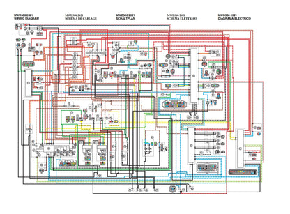 2021 Tricity 300 Service Manual Vehicle parts disassembly diagram fault code query vehicle torque data and circuit diagram