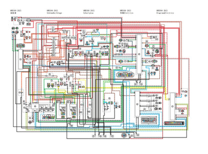 適用於雅馬哈2021 Tricity 300維修參考資料（含英文原文與繁體譯文，含扭矩、電路、故障碼）