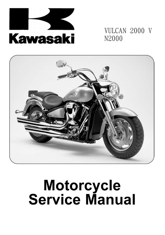 2004川崎 VN2000維修手冊 PDF（英文＋繁體）｜全車拆解圖｜扭力規格｜原廠維修資料與 DIY 保養指南
