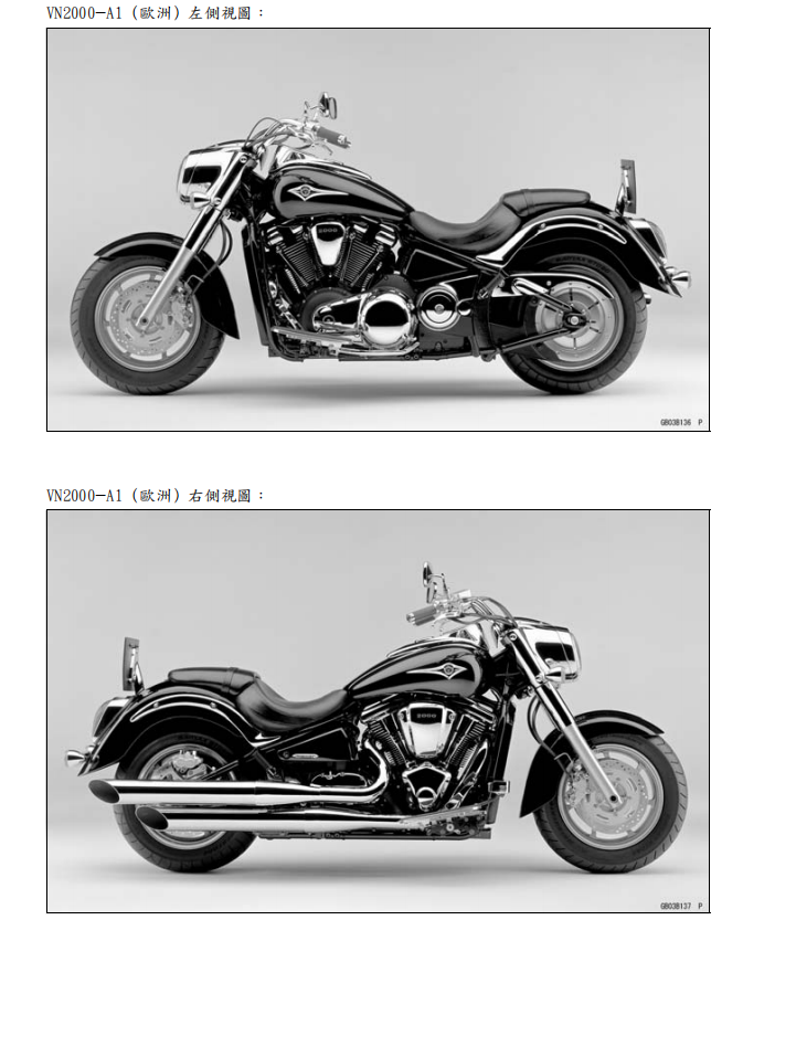 2004川崎 VN2000維修手冊 PDF（英文＋繁體）｜全車拆解圖｜扭力規格｜原廠維修資料與 DIY 保養指南