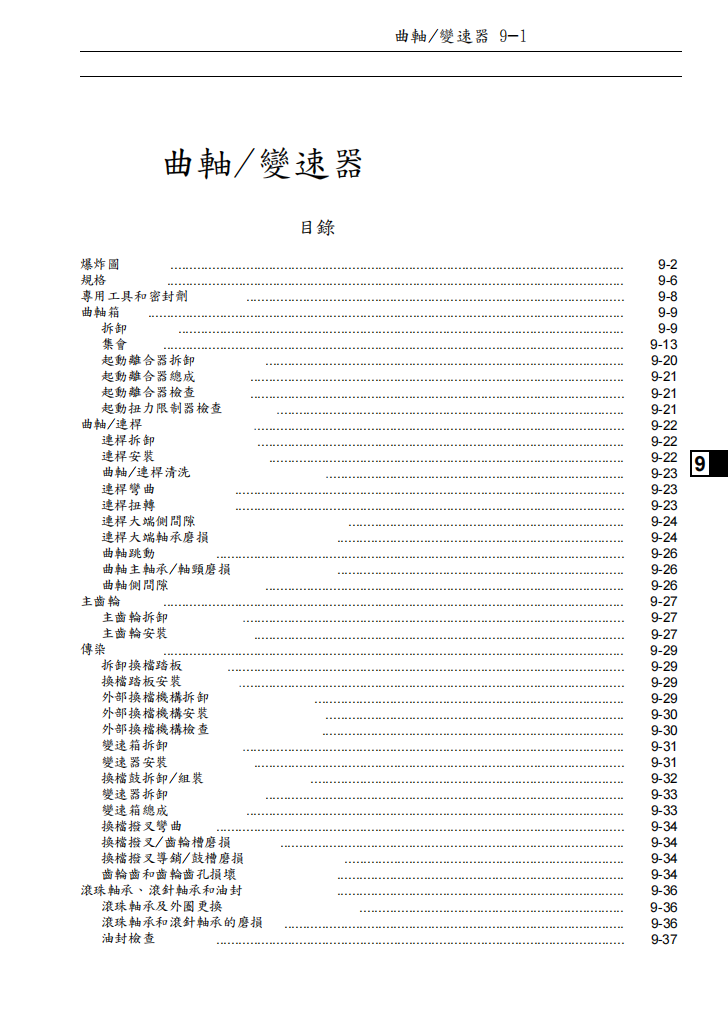 2004 川崎VULCAN 1600 VN1600維修手冊 PDF（英文＋繁體）｜全車拆解圖｜扭力規格｜原廠維修資料與 DIY 保養指南