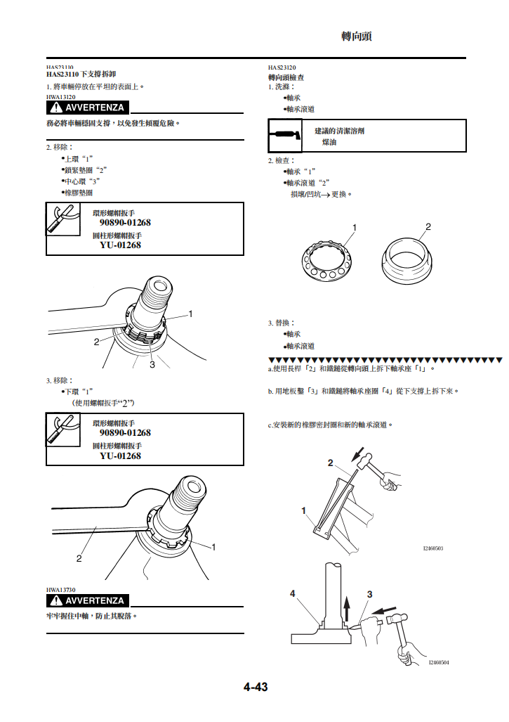 2008雅馬哈XC125E vity維修手冊 PDF（意大利語＋繁體）｜全車拆解圖｜扭力規格｜原廠維修資料與 DIY 保養指南