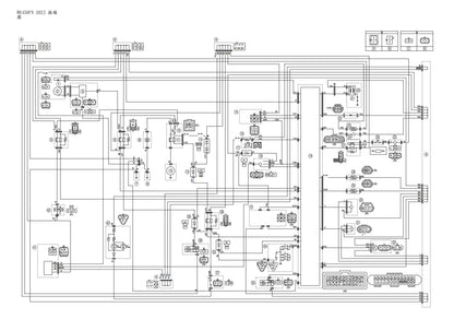 適用於2022年雅馬哈WR450F維修參考資料（含英文原文與繁體譯文，含扭矩、電路、故障碼）