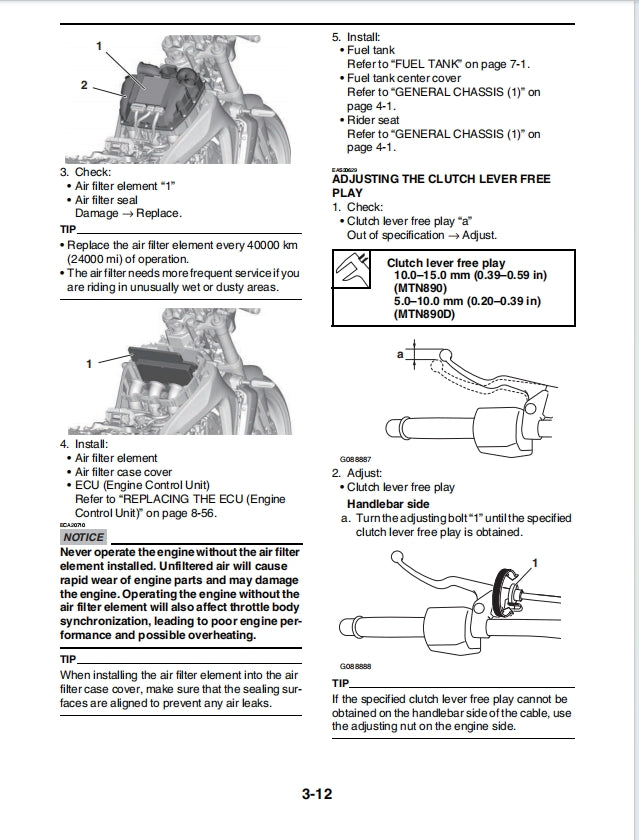 適用於Yamaha 2021 MT-09 MT-09SP MTN890 MTN890D Service Manual 维修資料 英文和简体中文全车线路图故障代码分析扭矩维修DIY工具