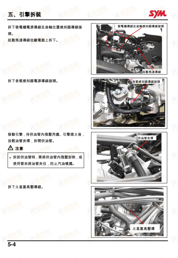 SYM三陽Z300 JoymaxZ300維修手冊參考資料