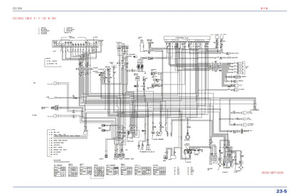 2008本田CB1300維修參考資料（含英文原文與繁體譯文，含扭矩、電路、故障碼）