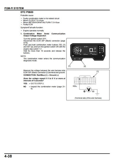 HONDA 2021-2023 CBR650R Service Manual Vehicle parts disassembly diagram fault code query vehicle torque data and circuit diagram