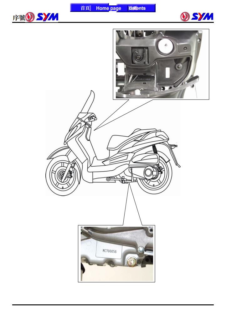 三陽Sym-CityCom-300i維修手冊 PDF（英文＋繁體）｜全車拆解圖｜扭力規格｜原廠維修資料與 DIY 保養指南