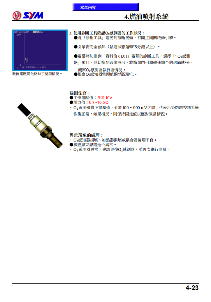 三陽Sym-CityCom-300i維修手冊 PDF（英文＋繁體）｜全車拆解圖｜扭力規格｜原廠維修資料與 DIY 保養指南