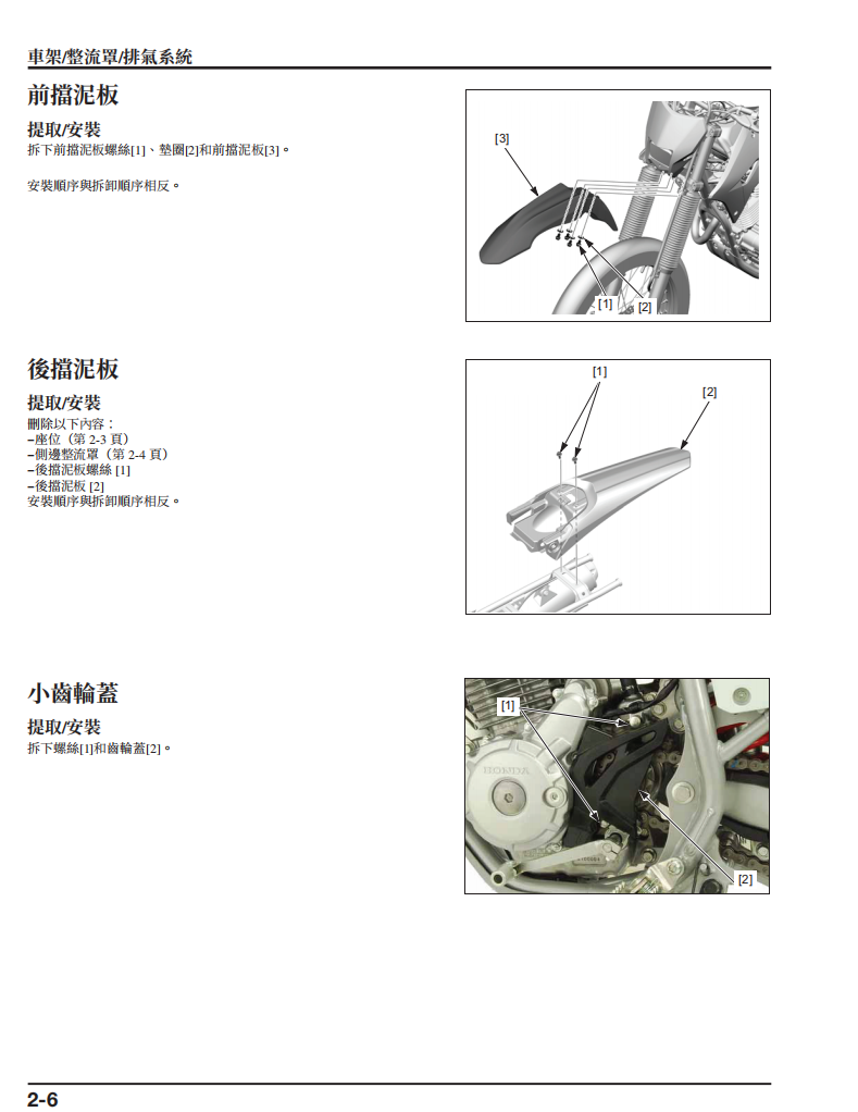 2019-2023 CRF250F維修手冊 PDF（西班牙語＋繁體）｜全車拆解圖｜扭力規格｜原廠維修資料與 DIY 保養指南