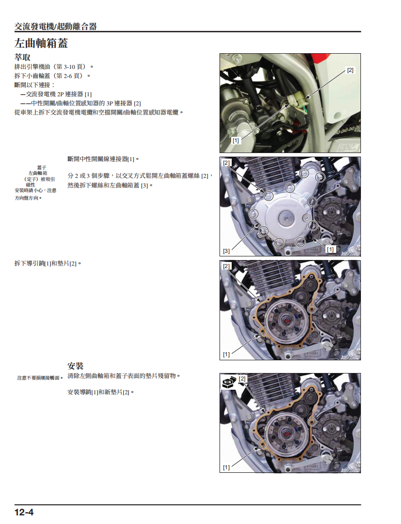 2019-2023 CRF250F維修手冊 PDF（西班牙語＋繁體）｜全車拆解圖｜扭力規格｜原廠維修資料與 DIY 保養指南