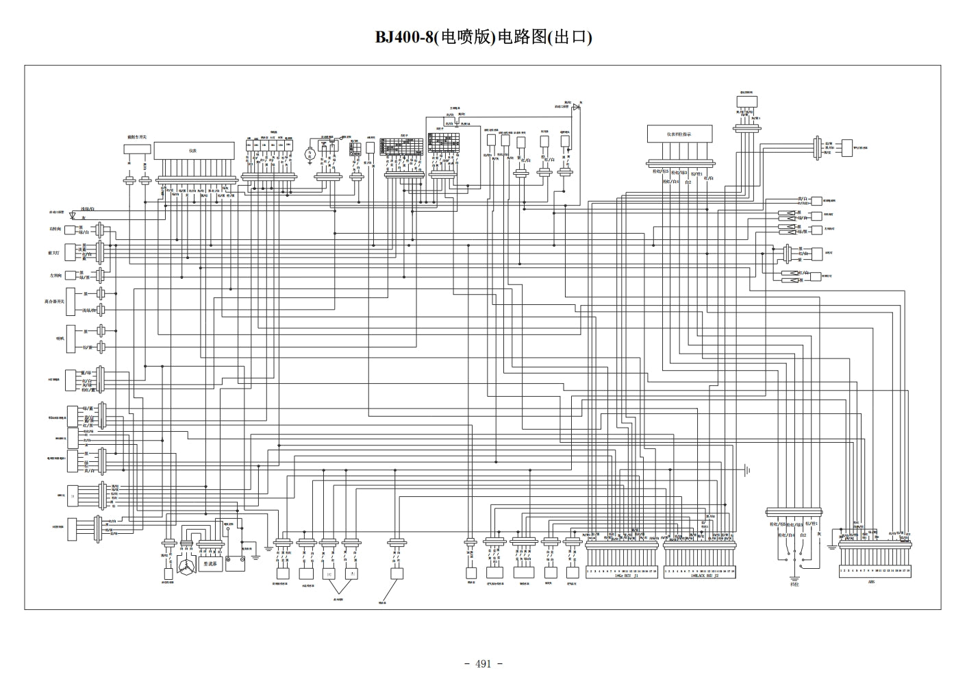 benelli IMPERIALE 400 BJ400-8 service manual 贝纳利帝国400 维修手册简体中文和英文全车线路图故障代码分析扭矩维修DIY工具