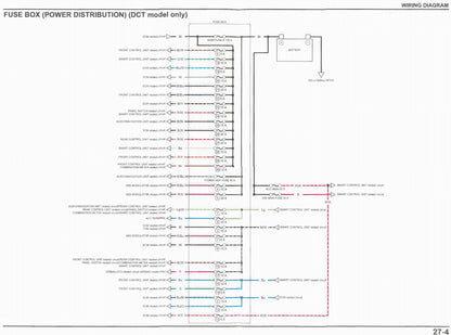 Honda 2021-2024 Gold Wing 1800 Service Manual  Vehicle parts disassembly diagram fault code query vehicle torque data and circuit diagram
