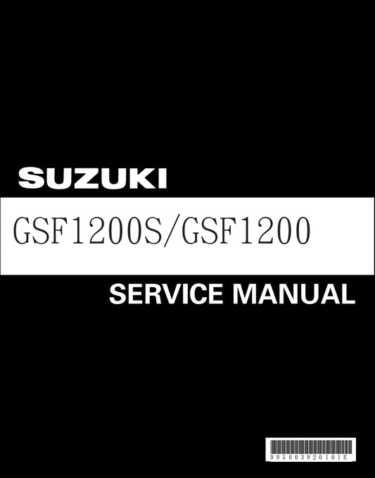 適用於2000鈴木GSF1200維修參考資料（含英文原文與繁體譯文，含扭矩、電路、故障碼）