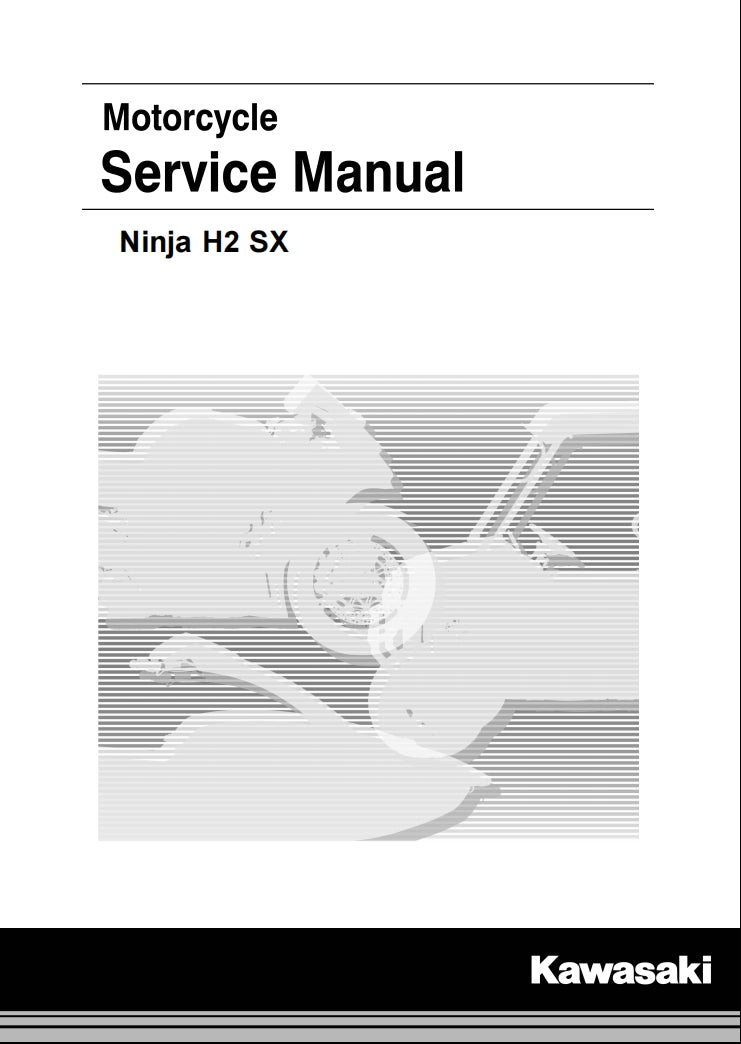 適用於2018 kawasaki h2sx service manual Vehicle parts disassembly diagram fault code query vehicle torque data and circuit diagram