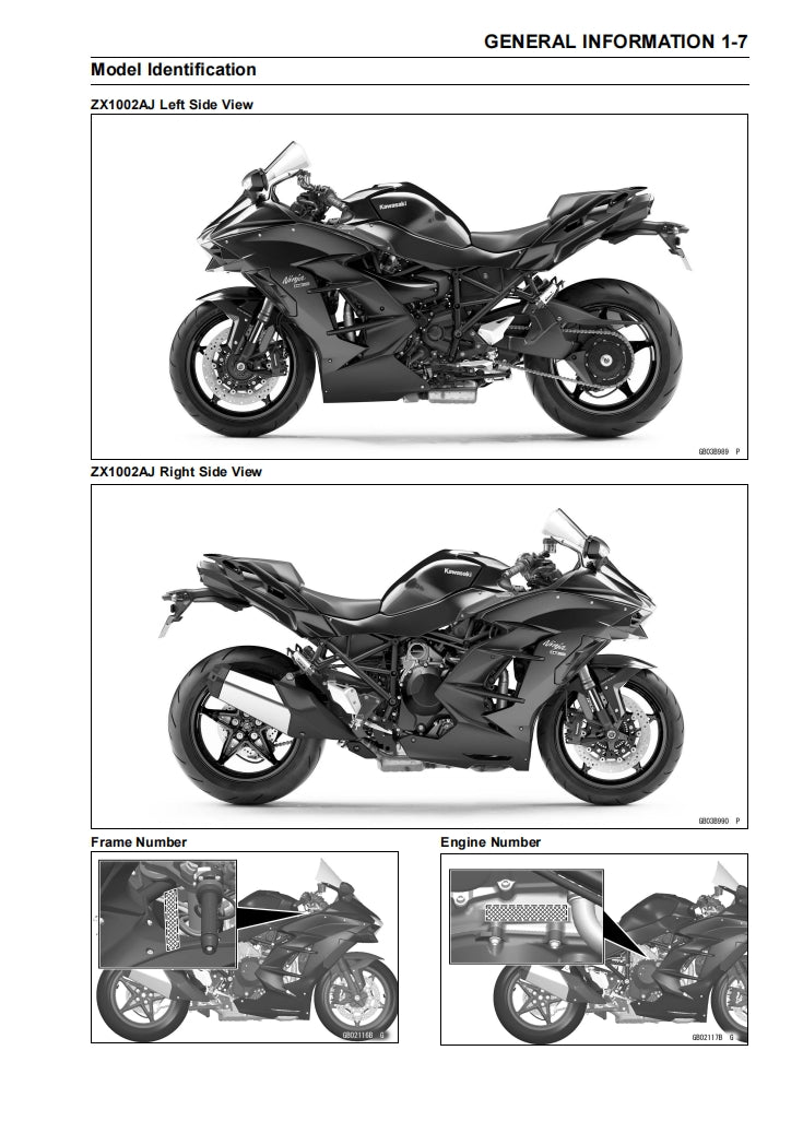 適用於2018 kawasaki h2sx service manual Vehicle parts disassembly diagram fault code query vehicle torque data and circuit diagram