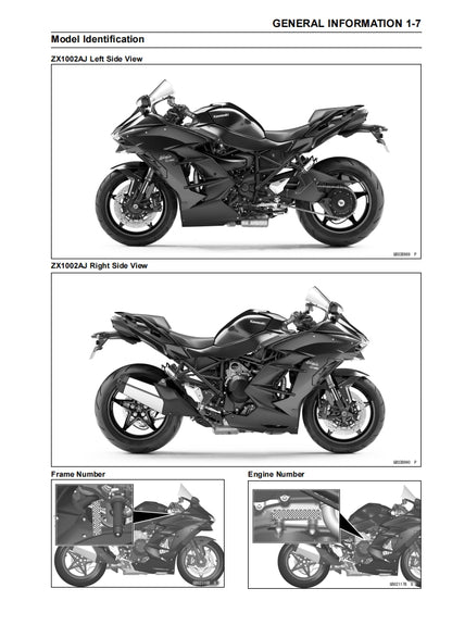適用於2018 kawasaki h2sx service manual Vehicle parts disassembly diagram fault code query vehicle torque data and circuit diagram