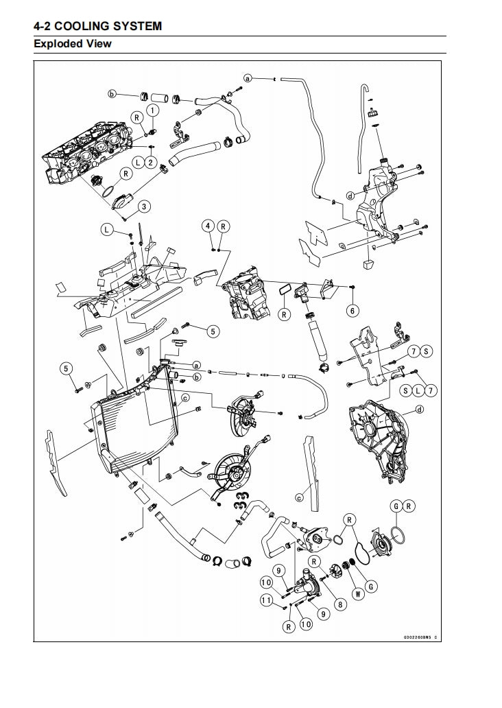 適用於2018 kawasaki h2sx service manual Vehicle parts disassembly diagram fault code query vehicle torque data and circuit diagram