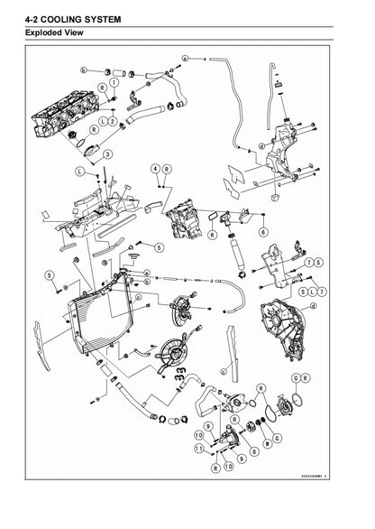 適用於2018 kawasaki h2sx service manual Vehicle parts disassembly diagram fault code query vehicle torque data and circuit diagram