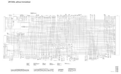 2020 kawasaki ZH2 Service Manual Vehicle parts disassembly diagram fault code query vehicle torque data and circuit diagram