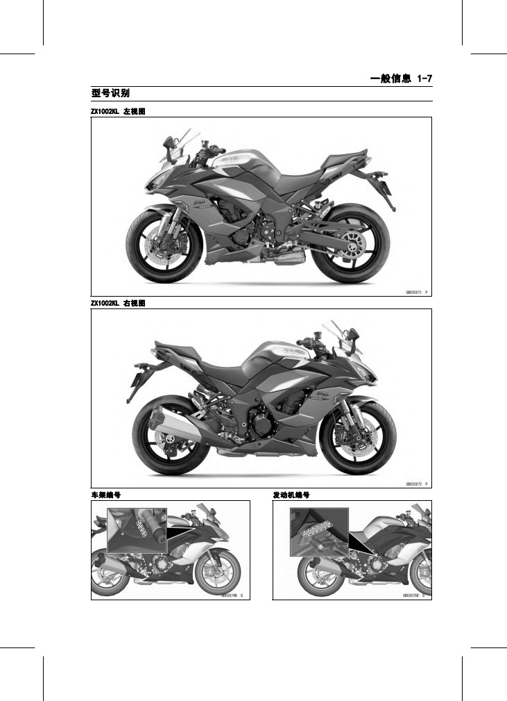 適用於2019 ninja1000 sx Service Manual 川崎忍者1000维修資料 英文和简体中文全车线路图故障代码分析扭矩维修DIY工具