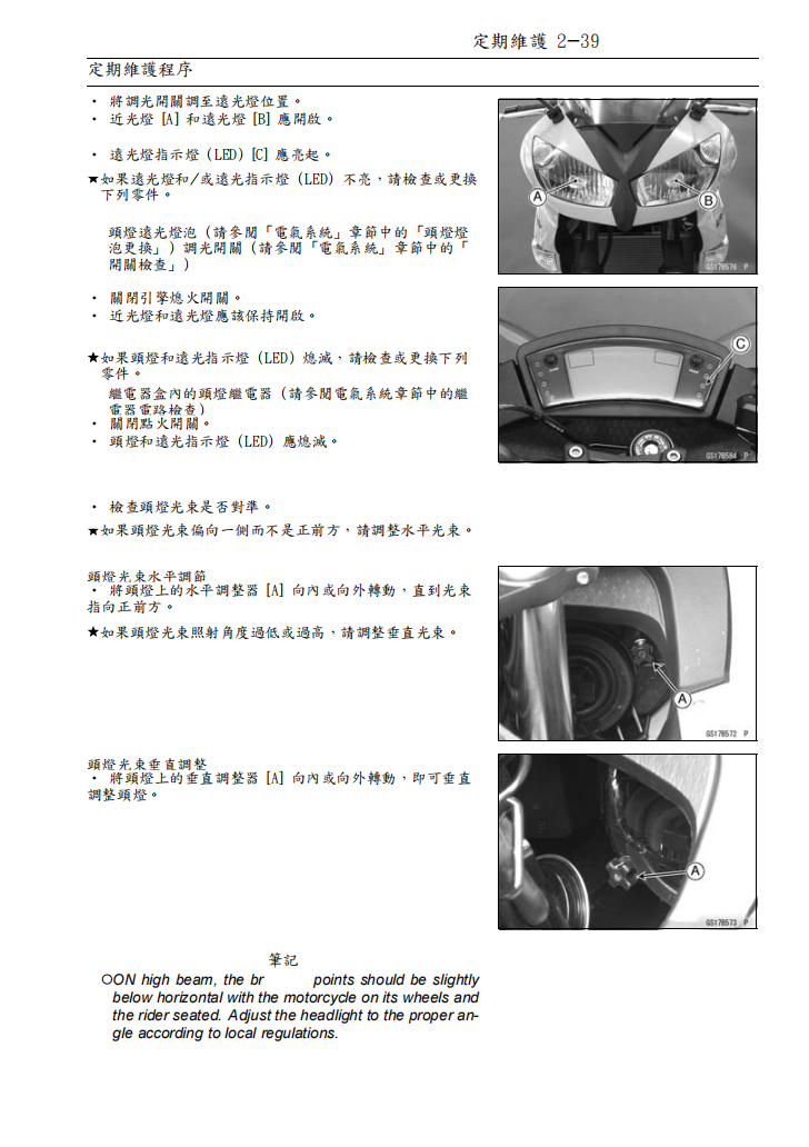 2009 川崎 ninja650R ER6F維修手冊 PDF（英文＋繁體）｜全車拆解圖｜扭力規格｜原廠維修資料與 DIY 保養指南