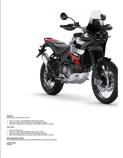 Ducati 2023 DUCATI DESERT X service manual PDF download