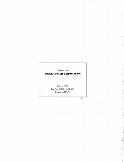 適用於Suzuki 2022 GSX1300R Service Manual Vehicle parts disassembly diagram fault code query vehicle torque data and circuit diagram