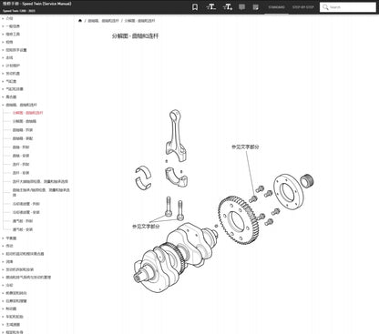 適用於Triumph 凯旋 2020-2023 Speed Twin 1200 维修資料简体中文全车线路图故障代码分析扭矩维修DIY工具