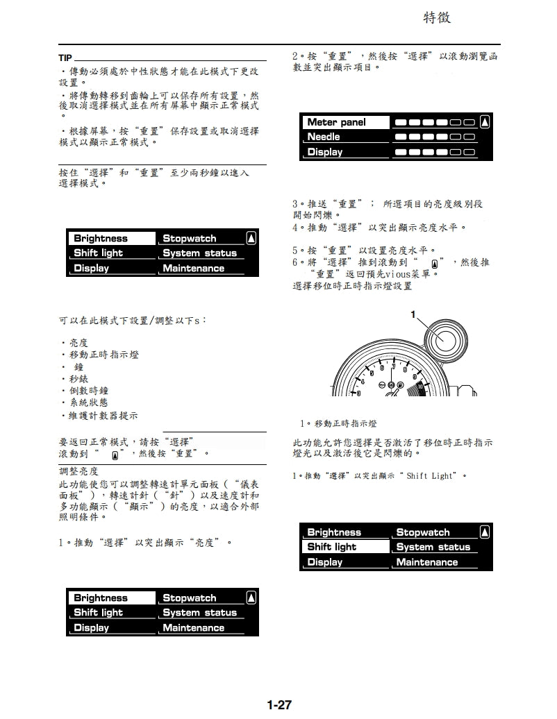 適用於2009年雅馬哈VMAX1700維修參考資料（含英文原文與繁體譯文，含扭矩、電路、故障碼）