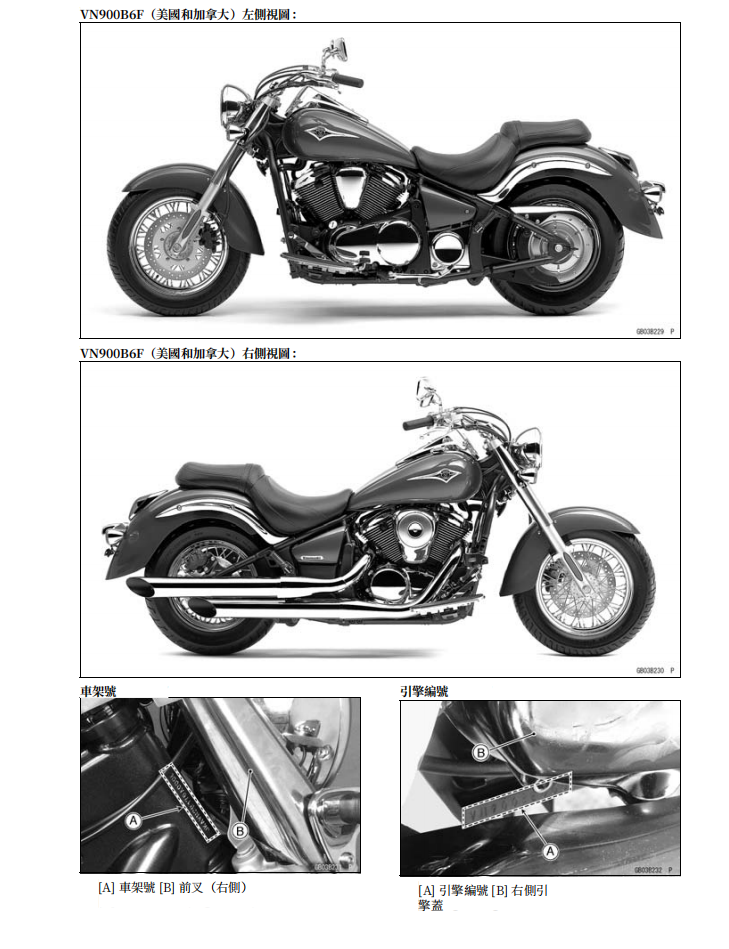 2006川崎 Vulcan900 VN900維修手冊 PDF（英文＋繁體）｜全車拆解圖｜扭力規格｜原廠維修資料與 DIY 保養指南