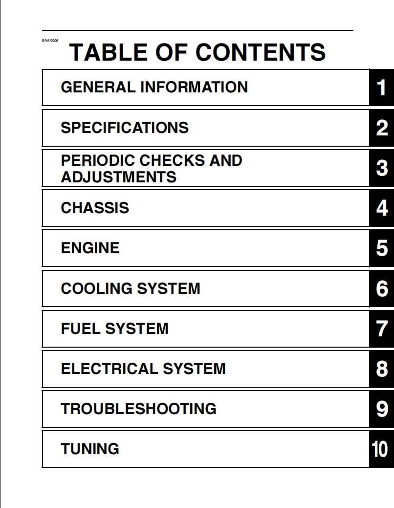 適用於2022 Yamaha WR450F service manual Vehicle parts disassembly diagram fault code query vehicle torque data and circuit diagram