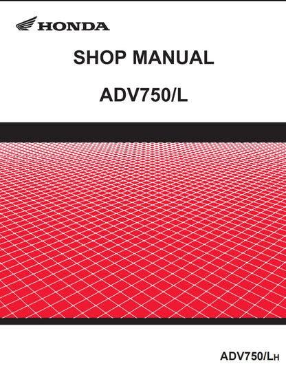 2017-Honda-X-Adv750 Service Manual Vehicle parts disassembly diagram fault code query vehicle torque data and circuit diagram