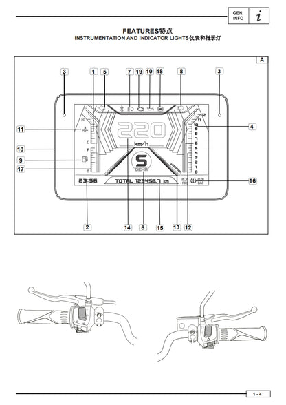 適用於QJMOTO QJ750-7A  钱江 骁750 维修資料简体中文英文全车线路图零件扭矩表摩托车DIY维修工具