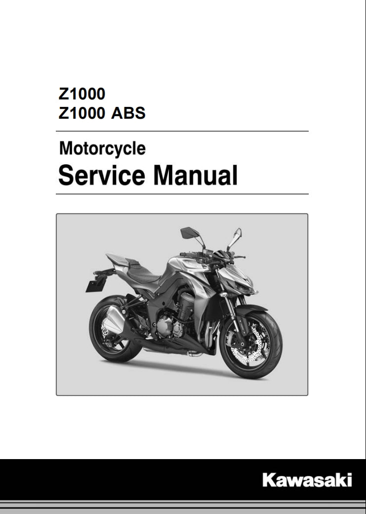 適用於2014 kawasaki Z1000 Service Manual 川崎大蟒蛇维修資料 英文和简体中文全车线路图故障代码分析扭矩维修DIY工具