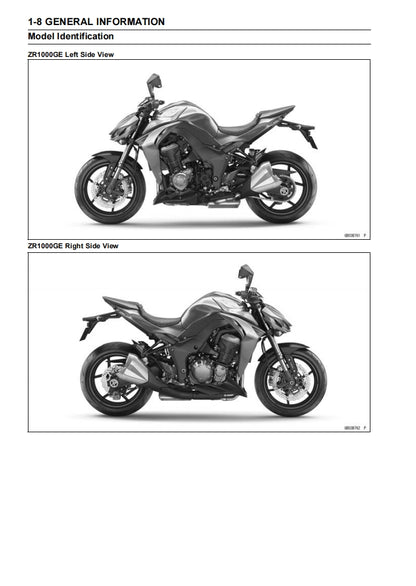 適用於2014 kawasaki Z1000 Service Manual 川崎大蟒蛇维修資料 英文和简体中文全车线路图故障代码分析扭矩维修DIY工具