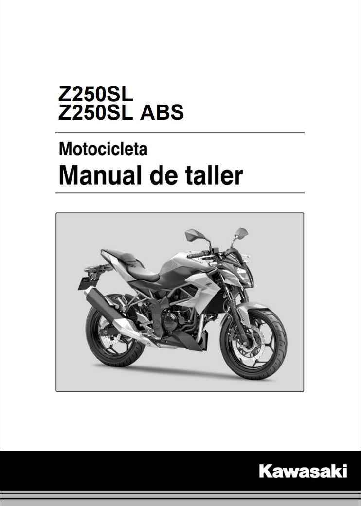 2014-2016川崎z250sl維修參考資料（含英文原文與繁體譯文，含扭矩、電路、故障碼）