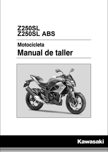 2014-2016川崎z250sl維修參考資料（含英文原文與繁體譯文，含扭矩、電路、故障碼）