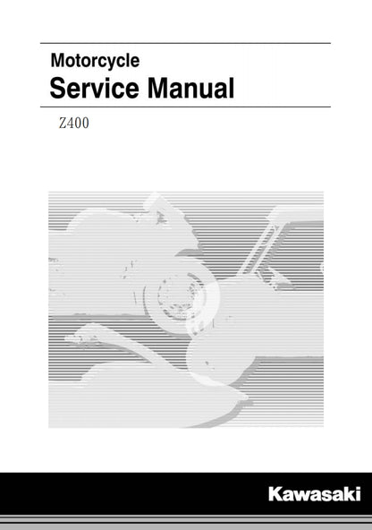 2019川崎z400維修參考資料（含英文原文與繁體譯文，含扭矩、電路、故障碼）