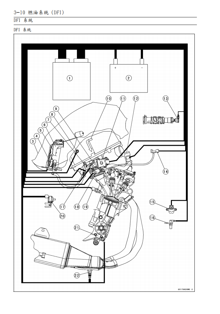 2016 川崎Z650維修手冊 PDF（英文＋繁體）｜全車拆解圖｜扭力規格｜原廠維修資料與 DIY 保養指南
