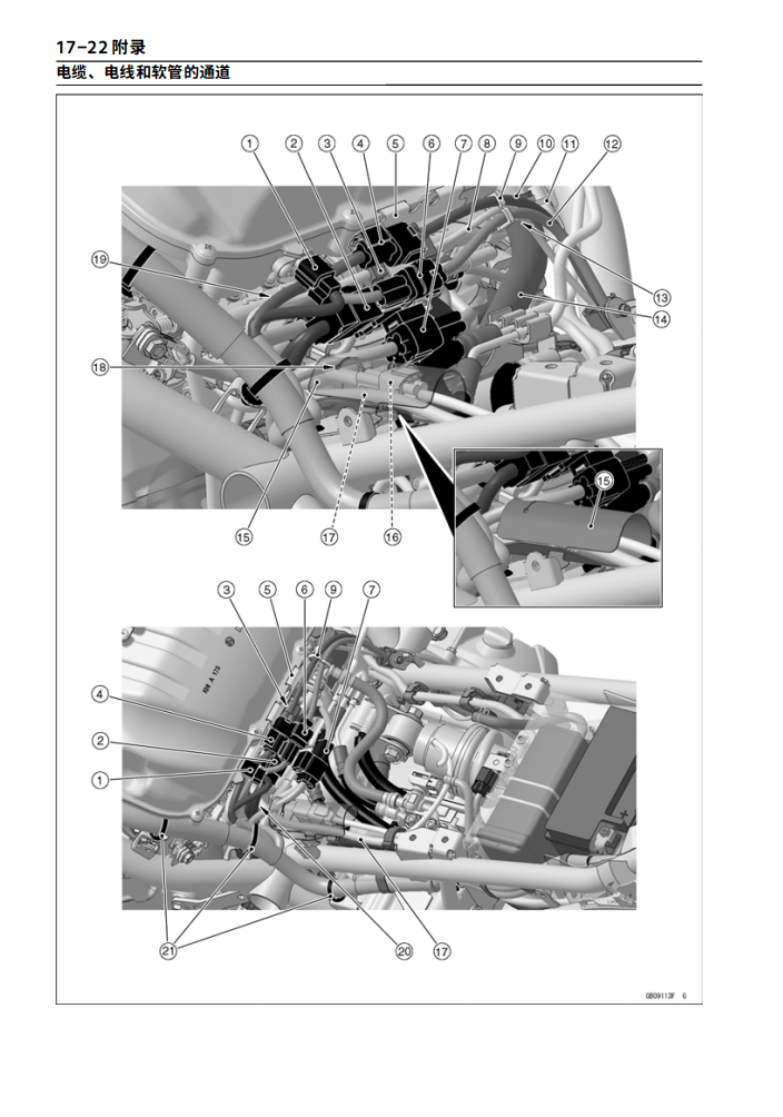適用於Kawasaki 2017-2019 Z900维修資料 英文和简体中文全车线路图故障代码分析扭矩维修DIY工具