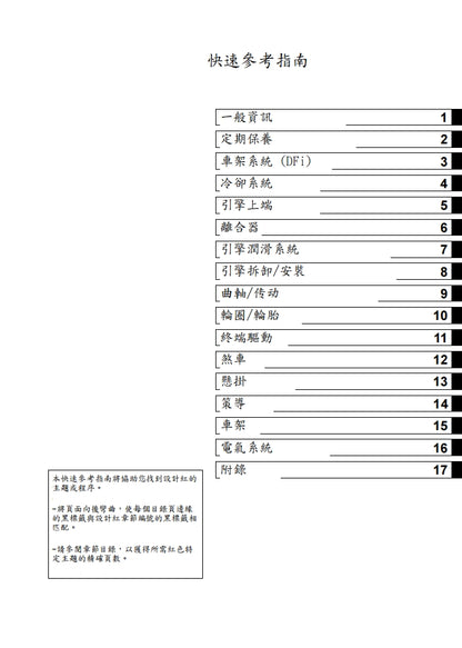 2006年川崎zx-14r zzr1400維修參考資料（含英文原文與繁體譯文，含扭矩、電路、故障碼）