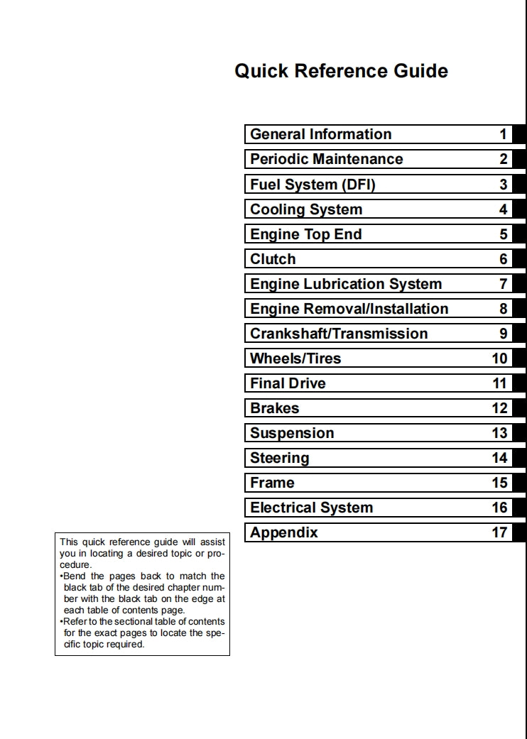 適用於2016 kawasaki zx14r  ZZR1400 service manual 维修資料 英文和简体中文全车线路图故障代码分析扭矩维修DIY工具