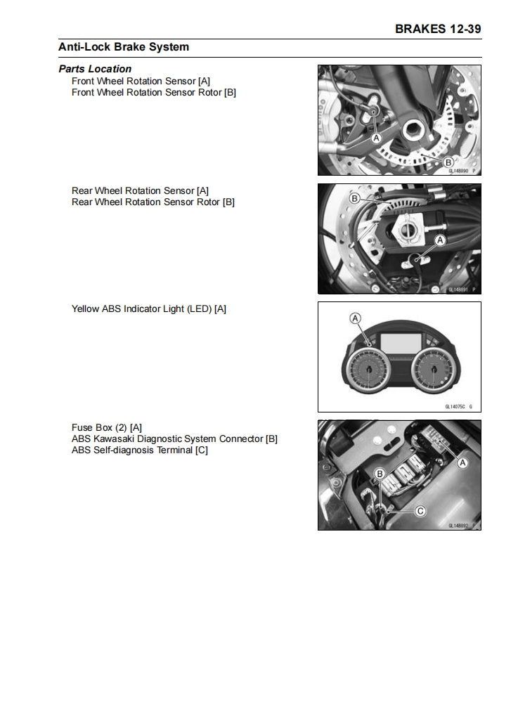 適用於2016 kawasaki zx14r  ZZR1400 service manual 维修資料 英文和简体中文全车线路图故障代码分析扭矩维修DIY工具