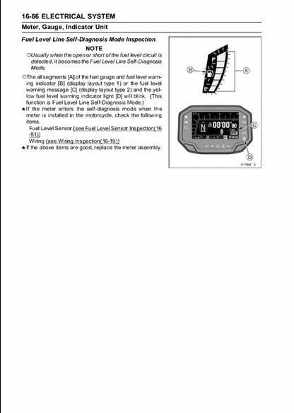 2023 Kawasaki ZX-4R Service Manual Vehicle parts disassembly diagram fault code query vehicle torque data and circuit diagram