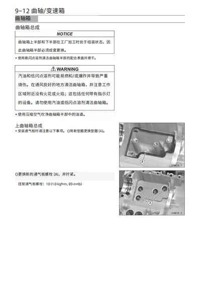 適用於Kawasaki 2024 Ninja ZX-6R Service Manual 维修資料 英文和简体中文全车线路图故障代码分析扭矩维修DIY工具