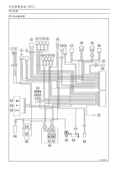 2005川崎ZX-6R維修參考資料（含英文原文與繁體譯文，含扭矩、電路、故障碼）