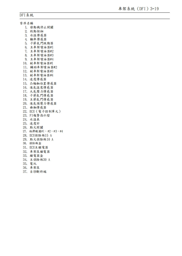 2005川崎ZX-6R維修參考資料（含英文原文與繁體譯文，含扭矩、電路、故障碼）